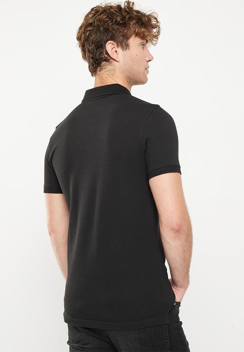 Calvin Klein - Colorblock logo polo - ck black