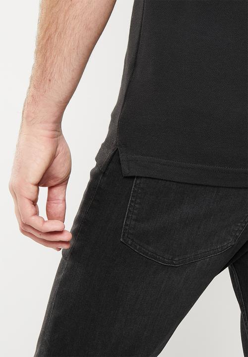 Calvin Klein - Colorblock logo polo - ck black