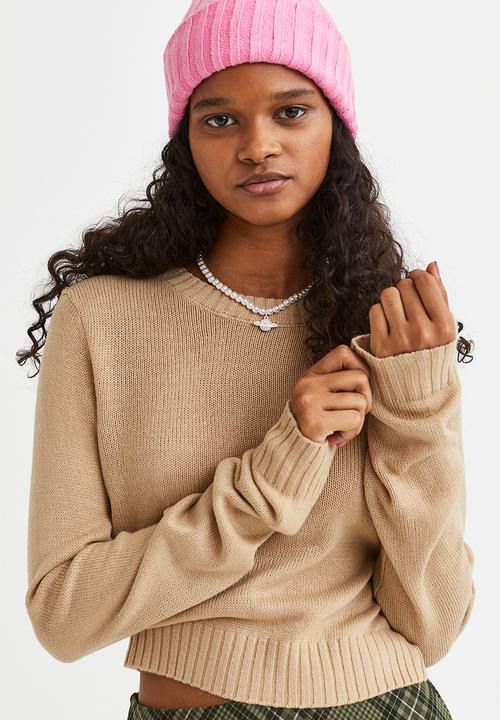 H&M - Fine-knit jumper - beige