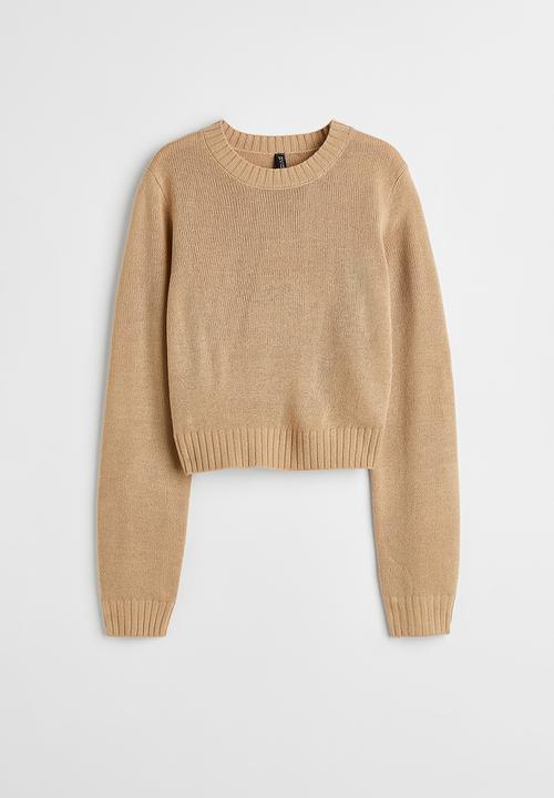 H&M - Fine-knit jumper - beige