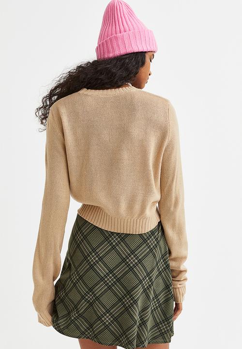 H&M - Fine-knit jumper - beige