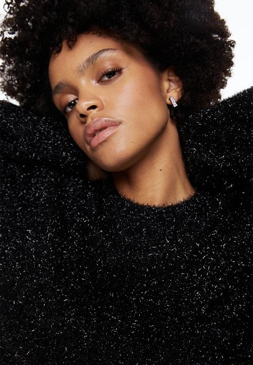 H&M - Glittery dress - black/glittery