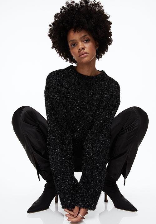 H&M - Glittery dress - black/glittery