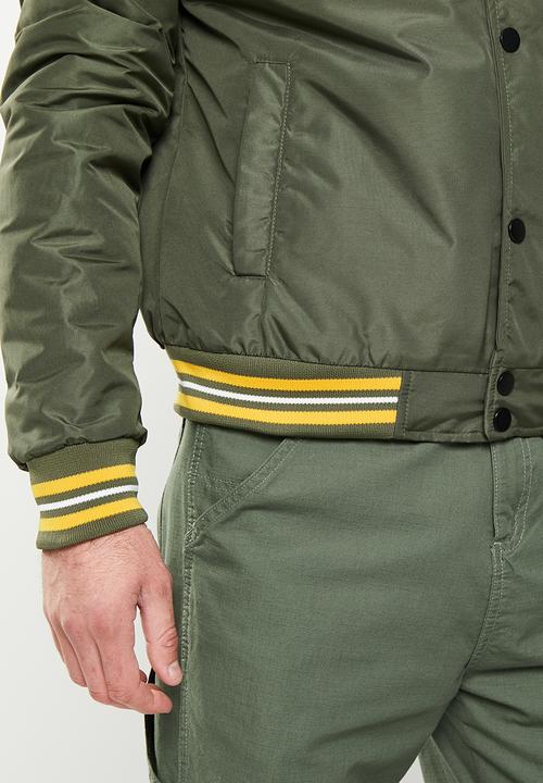 Trendyol - Baseball jacket - khaki