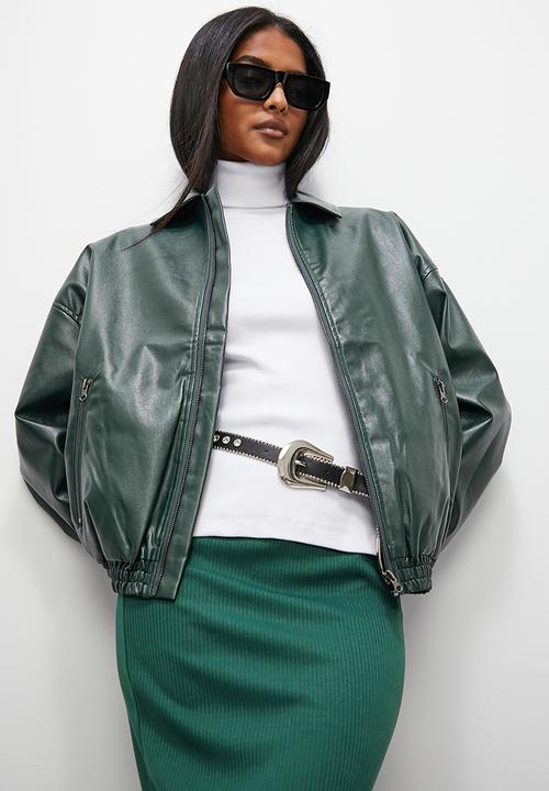 Superbalist - Pu bomber - deep green