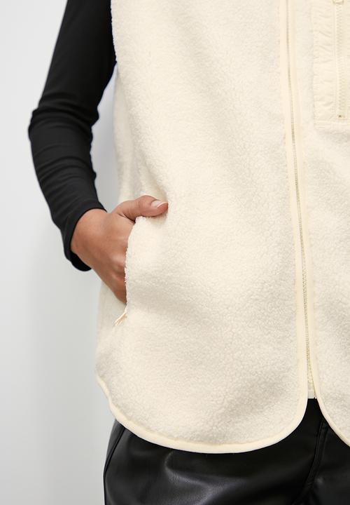 Superbalist - Teddy gilet - ecru