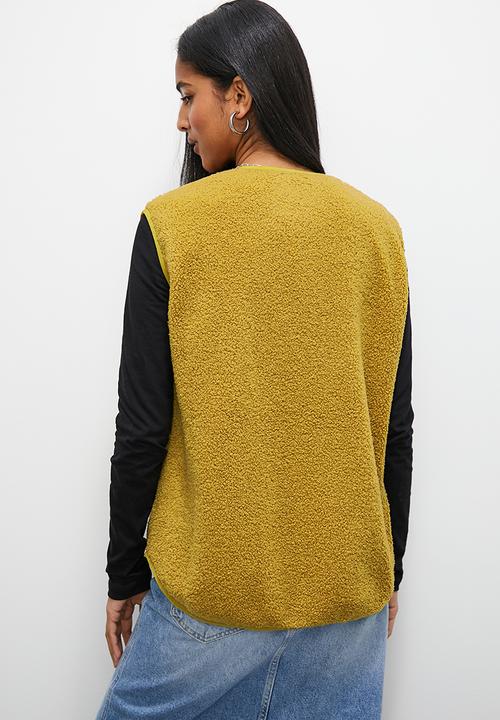 Superbalist - Teddy gilet - mustard