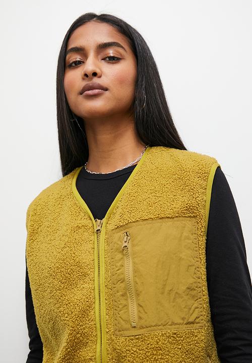 Superbalist - Teddy gilet - mustard