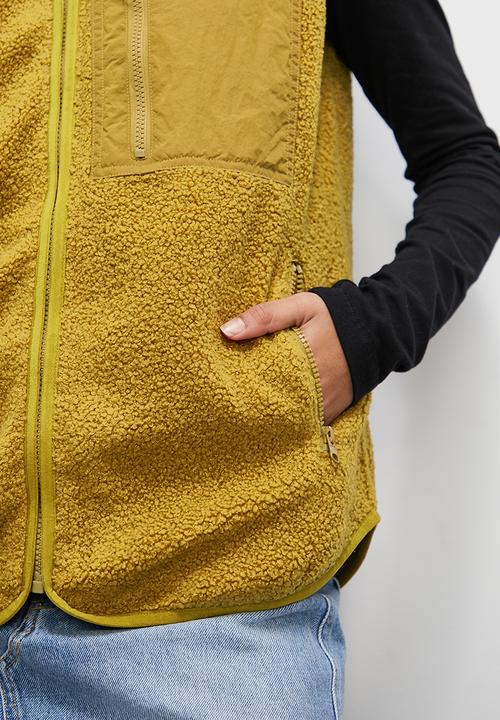Superbalist - Teddy gilet - mustard