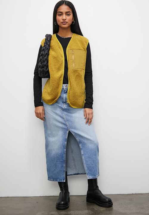 Superbalist - Teddy gilet - mustard