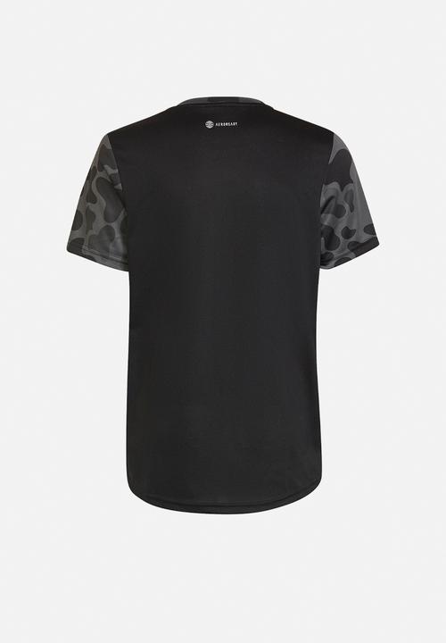 adidas Performance - B camo tee d2m - black