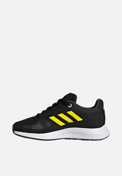 adidas Performance - Runfalcon 2.0 k - core black/beam yellow/beam green