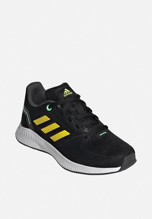 adidas Performance - Runfalcon 2.0 k - core black/beam yellow/beam green