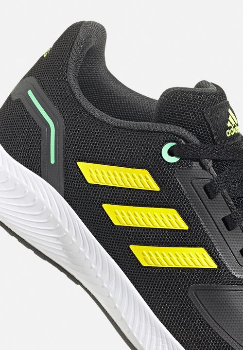 adidas Performance - Runfalcon 2.0 k - core black/beam yellow/beam green