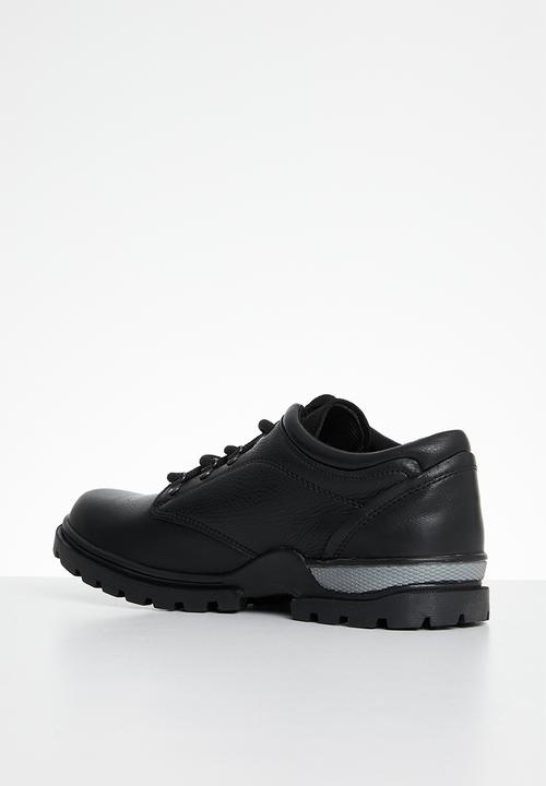 Bronx - Trap shoe lug sole leather slip ons - black