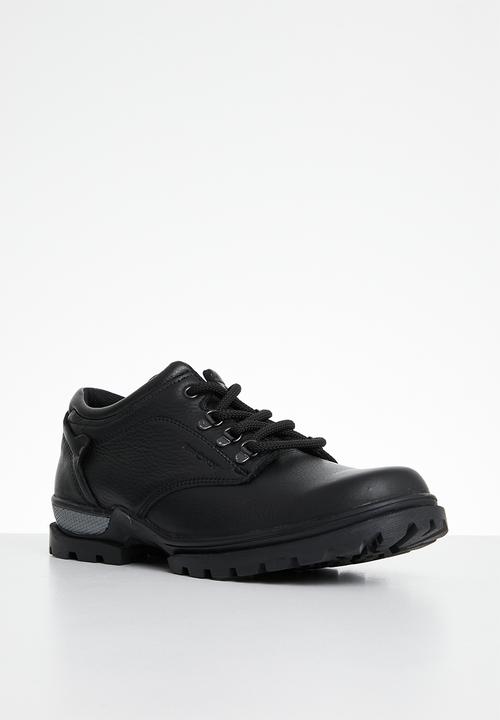 Bronx - Trap shoe lug sole leather slip ons - black