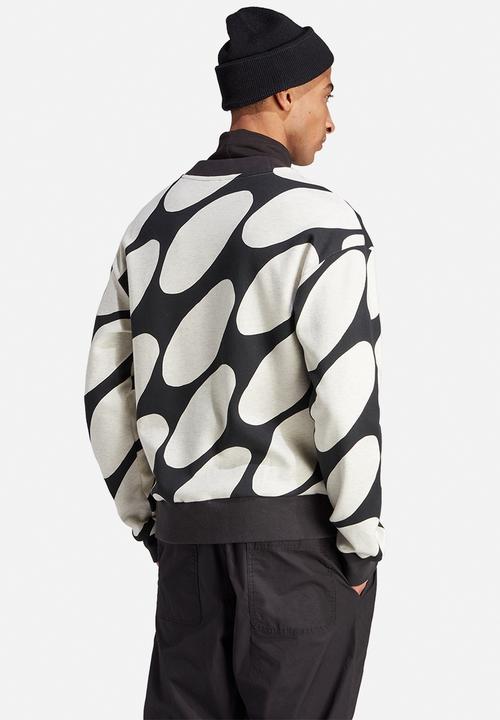 adidas Performance - M Marimekko future icons crew - cloud white/black/grey six