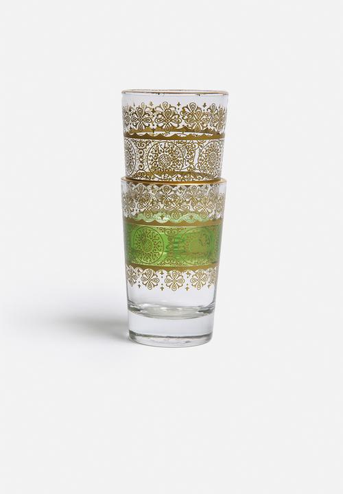 Love Home - Paisley Moroccan Glass Set