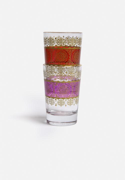 Love Home - Paisley Moroccan Glass Set