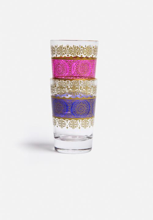 Love Home - Paisley Moroccan Glass Set