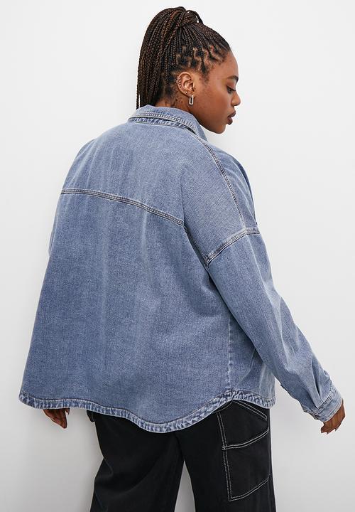 Blake - Denim overshirt - mid blue