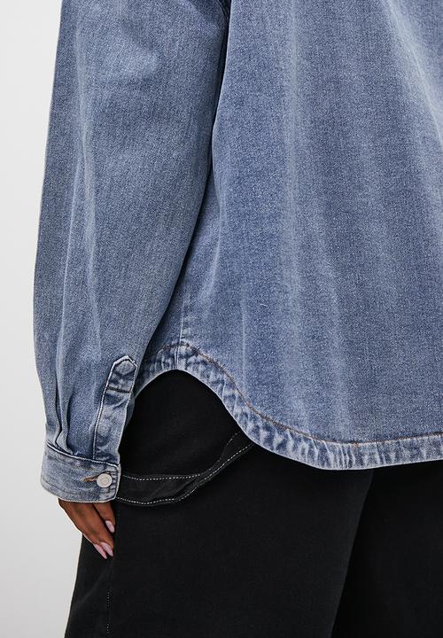 Blake - Denim overshirt - mid blue