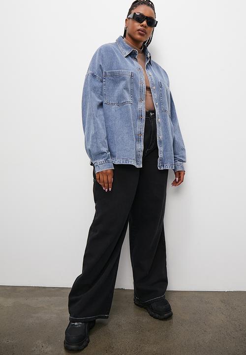 Blake - Denim overshirt - mid blue