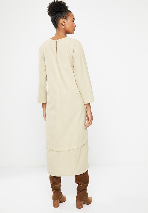 AMANDA LAIRD CHERRY - Patara dress - oatmeal