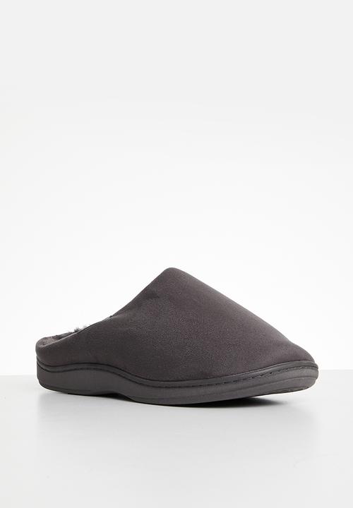 Hush Puppies - Kevin microfibre slipper - grey