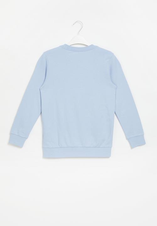 adidas Performance - U ess bos sweat - blue dawn & white