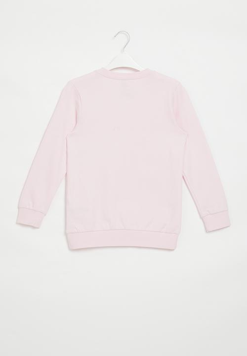 adidas Performance - U ess bos sweat - clear pink & white