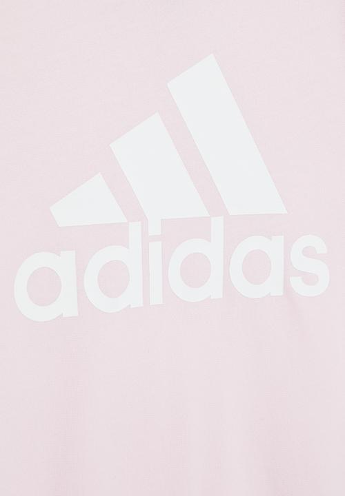 adidas Performance - U ess bos sweat - clear pink & white