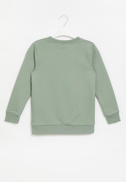 adidas Originals - Adi ess crew y - silver green