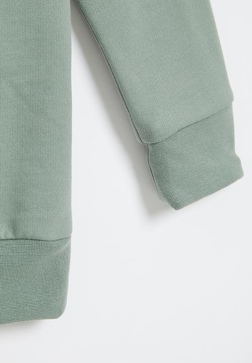 adidas Originals - Adi ess crew y - silver green