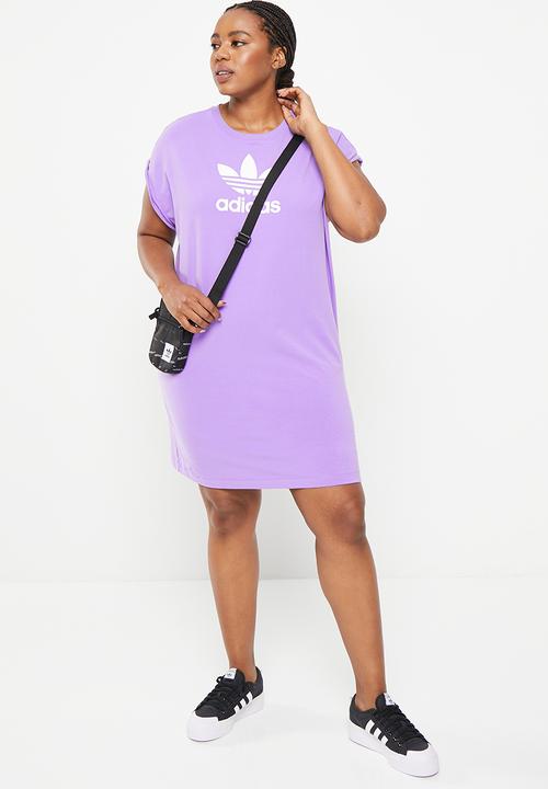 adidas Originals - Plus tref t dress lf w - magic lilac