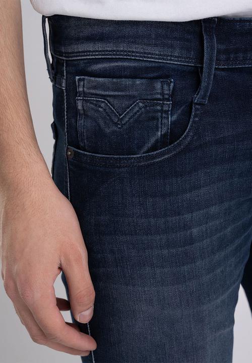 Replay - Slim fit anbass jeans - dark blue