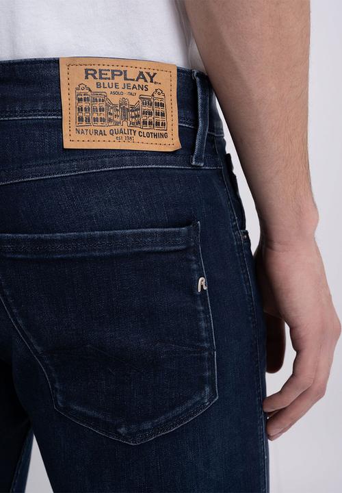 Replay - Slim fit anbass jeans - dark blue