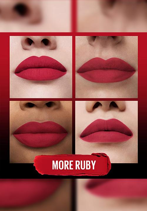 Maybelline - Color Sensational Ultimatte Slim Matte Lipstick - 199 More Ruby