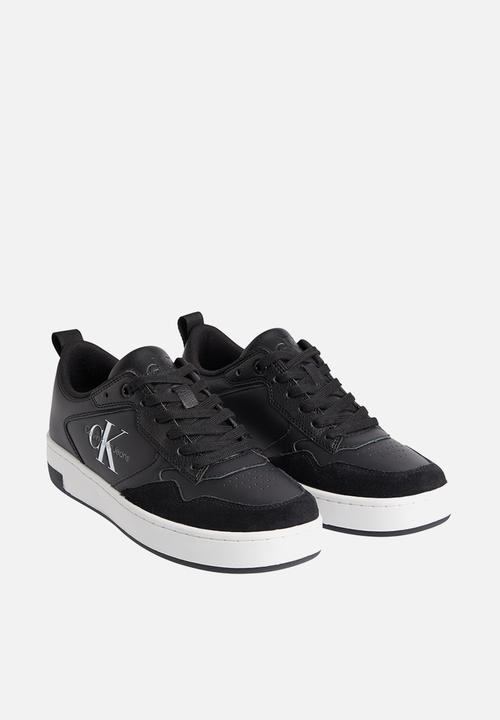 Calvin Klein - Basket cupsole low lth  mono w - black