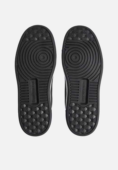 Calvin Klein - Basket cupsole low lth  mono w - black