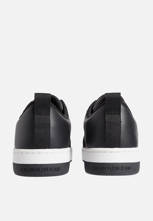 Calvin Klein - Basket cupsole low lth  mono w - black
