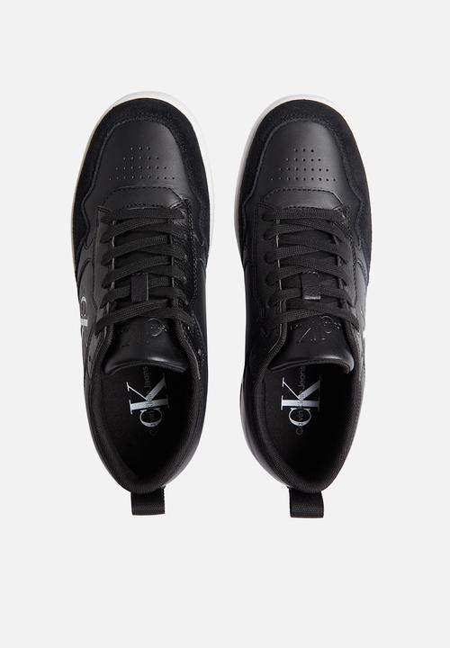 Calvin Klein - Basket cupsole low lth  mono w - black