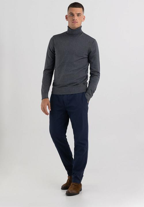 Replay - Turtleneck wool sweater - iron