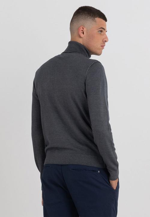 Replay - Turtleneck wool sweater - iron