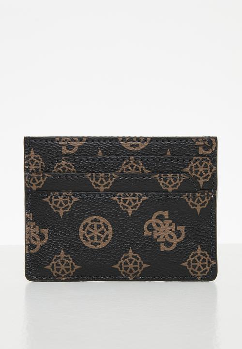 GUESS - Laurel slg card holder - mocha logo