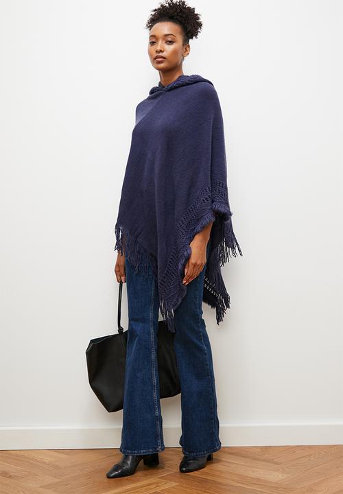 edit - Myra poncho - navy