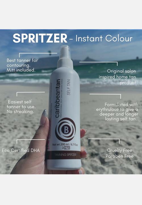 Caribbean Tan - Tanning Spritzer - Instant A