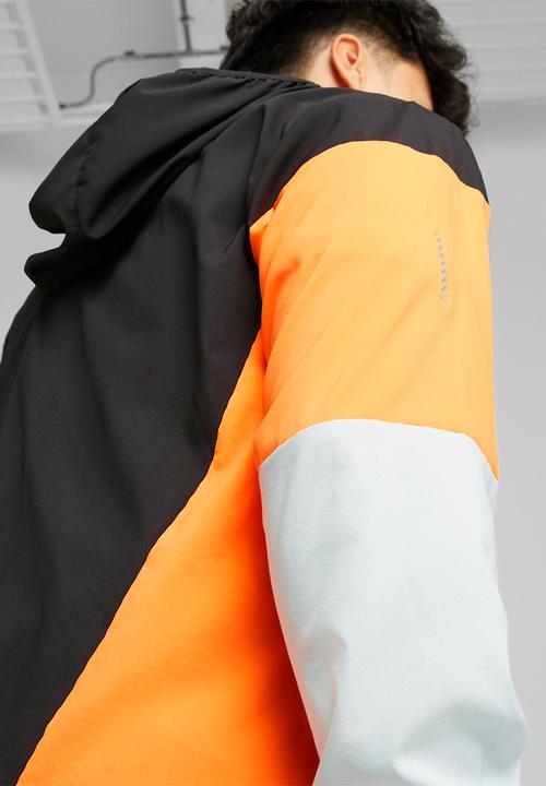 PUMA - Run lightweight jacket - puma black-ultra orange