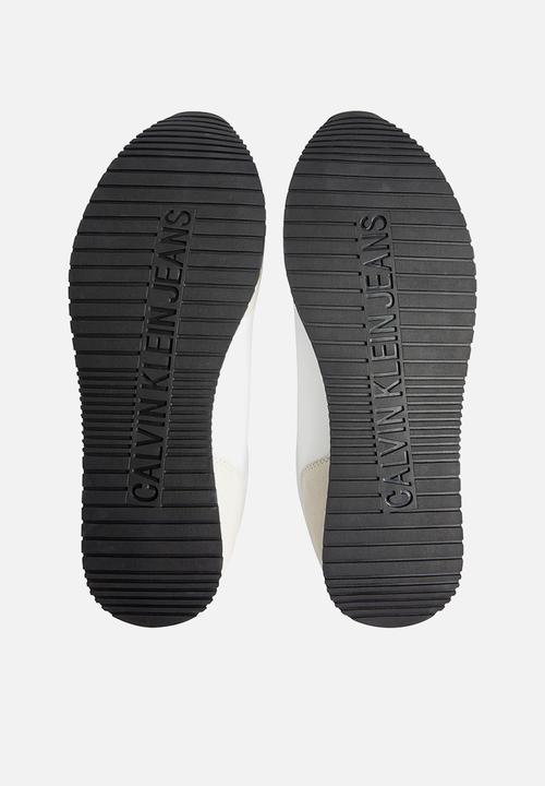 Calvin Klein - Retro runner su-ny mono - white & black
