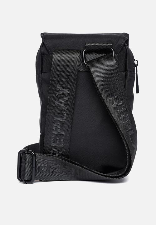 Replay - Twill crossbody bag - black